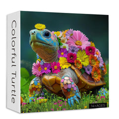 Casse-têtes Tortue Colorée 1000 Pièces