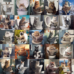 Puzzle Jigsaw Chats Potty 1000 Pièces