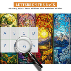 Seasonal Panels Jigsaw Puzzle 1000 Piece