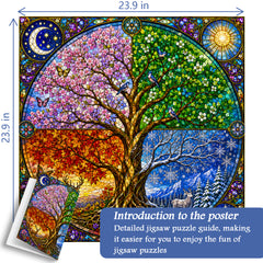 Tree of the Four Seasons Jigsaw Puzzle 1000 Pieces