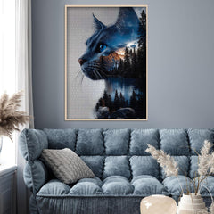 Mystic Forest Cat Jigsaw Puzzle 1000 Pieces