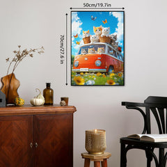 Puzzle 1000 Pièces — Chat en Balade au Soleil