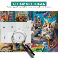 Cute Pet Art StudioJigsaw Puzzle 1000 Pieces