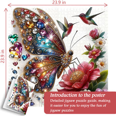 Jewelwing Symphony Jigsaw Puzzle 1000 Pieces