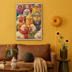 The Clucky Family Jigsaw Puzzle 1000 Piece