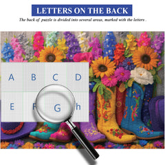 Floral Boots Jigsaw Puzzle 1000 Pieces