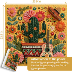 Cactus Fiesta Jigsaw Puzzle 1000 Pieces