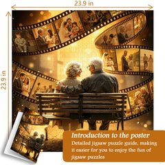 Love in the Filmstrip Jigsaw Puzzle 1000 Pieces