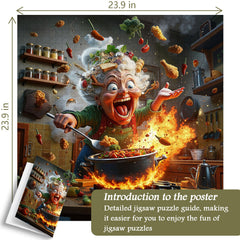 Hot & Spicy Kitchen Jigsaw Puzzle 1000 Pieces