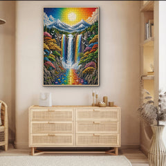 Rainbow Waterfall Jigsaw Puzzle 1000 Piece