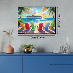 Puzzles en bois Colorful Coast 1000 pièces