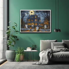 Midnight Haunted House Jigsaw Puzzle 1000 Pieces