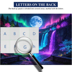 Moonlit Rainbow Falls Jigsaw Puzzle 1000 Pieces