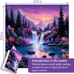 Amethyst Secret Realm Jigsaw Puzzle 1000 Pieces