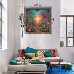 Puzzle en forme de cœur 1000 pièces