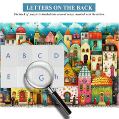 Colorful Town Jigsaw Puzzle 1000 Pieces