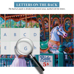 Candyfloss and Carousel Jigsaw Puzzle 1000 Pieces