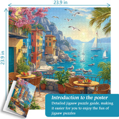 Mediterranean Afternoon Jigsaw Puzzle 1000 Pieces