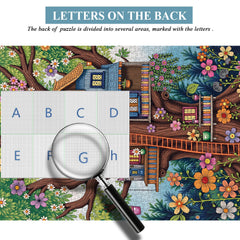 Floral Treehouse Jigsaw Puzzle 1000 Pieces