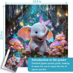 Glowwood Calf Jigsaw Puzzle 1000 Pieces