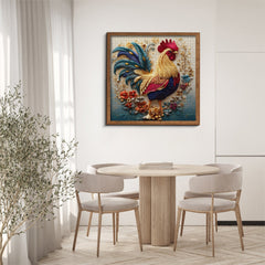 Embroidered Rooster Jigsaw Puzzle 1000 Pieces