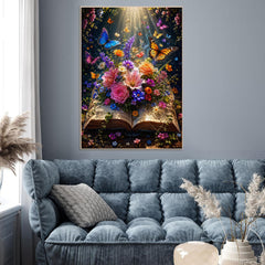 Book Blooms & Butterflies Jigsaw Puzzle 1000 Pieces