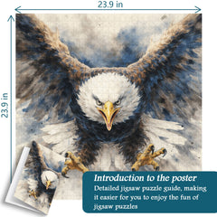 Ink Eagle Jigsaw Puzzle 1000 Pieces
