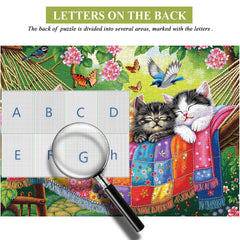 Cats Sleep in Spring Jigsaw Puzzle 1000 Pieces