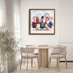 Cheerful Chickens Art Jigsaw Puzzle 1000 Pieces