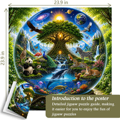 Cosmic Eden Jigsaw Puzzle 1000 Pieces