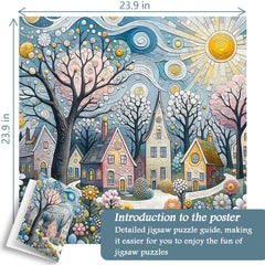 Rotating Light Town Jigsaw Puzzle 1000 Pieces