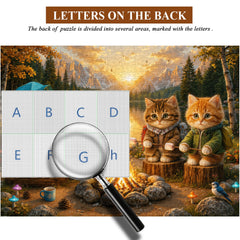 Campfire Kittens Jigsaw Puzzle 1000 Piece