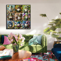 Joyful Gnome Jigsaw Puzzle 1000 Pieces