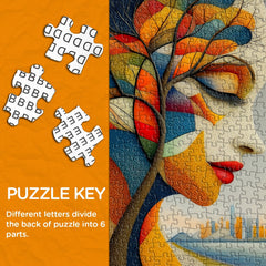 Growing Visage Jigsaw Puzzle 1000 Pieces