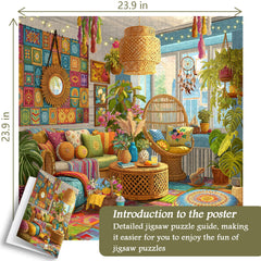 Boho House Jigsaw Puzzle 1000 Pieces