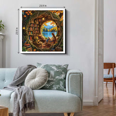 Autumn Book House Jigsaw Puzzle 1000 Piece