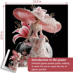 Blush Lily Jigsaw Puzzle 1000 Pieces