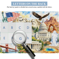 American Landmarks Journey Jigsaw Puzzle 1000 Pieces