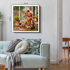 Porch Craft Time Jigsaw Puzzle 1000 Pieces