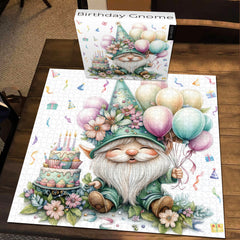 Puzzles en forme de gnome d'anniversaire 1000 pièces