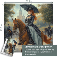 The Lady in the Rain Jigsaw Puzzle 1000 Pieces