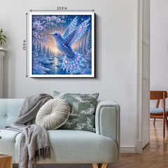Ice Crystal Hummingbird Jigsaw Puzzle 1000 Piece