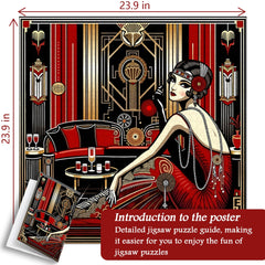 Jazz Age Elegance Jigsaw Puzzle 1000 Pieces