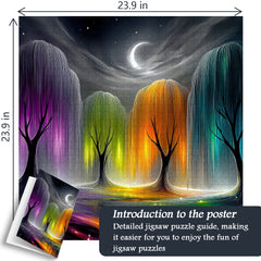 Kaleidoscope Willows Jigsaw Puzzle 1000 Pieces