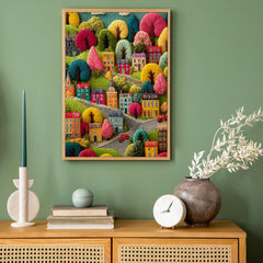 Embroidery Town Jigsaw Puzzle 1000 Pieces