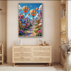 Rainbow Town Jigsaw Puzzle 1000 Piece