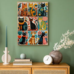 Cat Art Jigsaw Puzzle 1000 Pieces