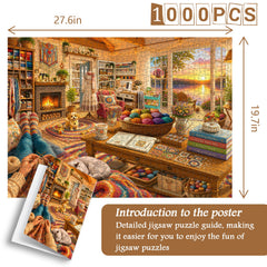 The Weaving Cottage Jigsaw Puzzle 1000 Piece