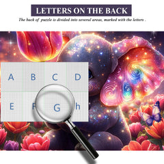 Starry Tulip Elephant Jigsaw Puzzle 1000 Pieces