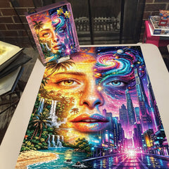 Cyber Woman Jigsaw Puzzle 1000 Pieces